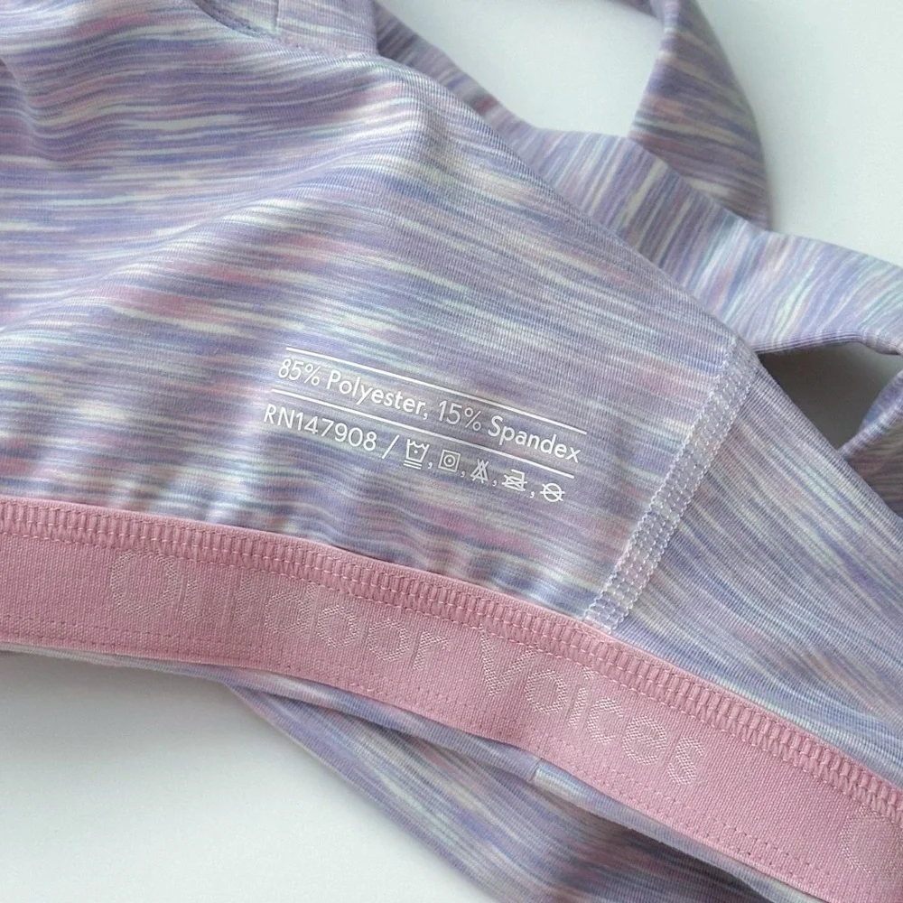 Outdoor Voices Freeform Sports Bra Super Bloom Spacedye